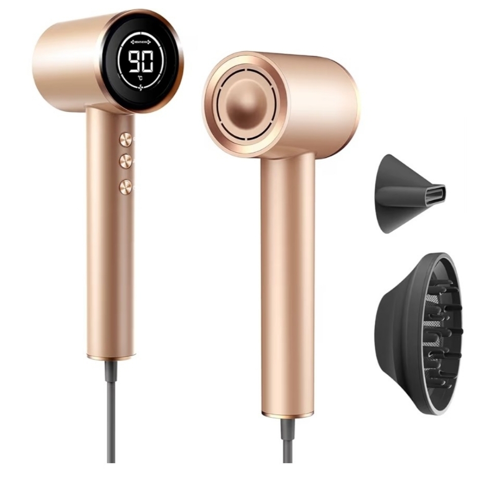 Hair Dryer, 110000RPM Professional Low Noise Negative Ionic Blow Dryer